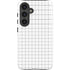 White Grid Galaxy S25 Impact Case